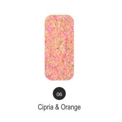 Nailover - Tweed Effect - Cipria & Orange - 06