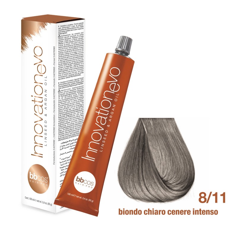 BBCOS - Vopsea de par Innovation EVO 8/11 (Intensive Ash Light Blond)