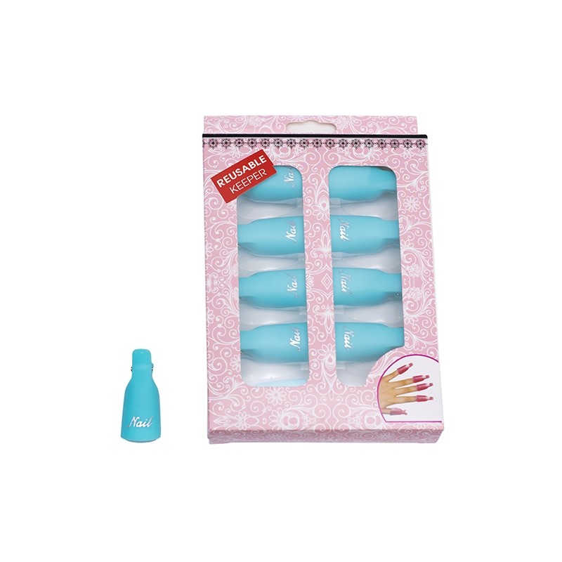 Clipsuri pentru dizolvare - Cyan (10buc/set)