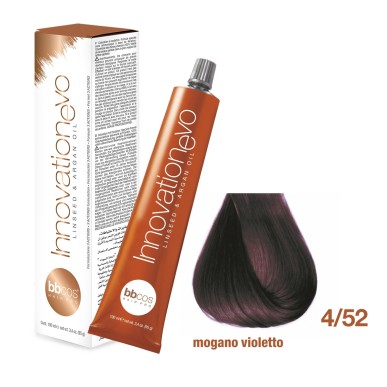 BBCOS- Vopsea de păr Innovation EVO (4/52- Mogano Violetto)