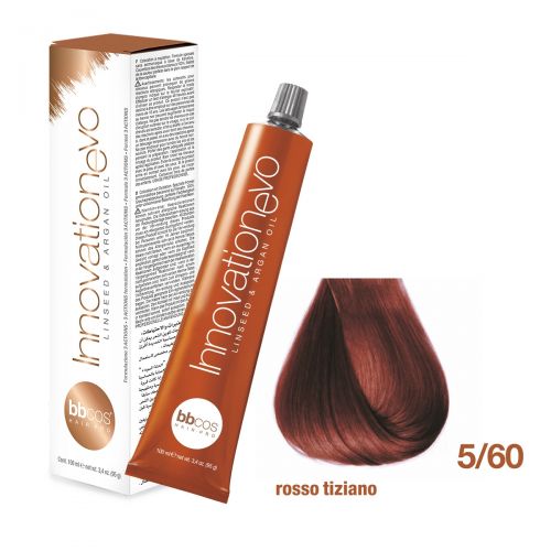 BBCOS- Vopsea de păr Innovation EVO (5/60- Rosso Tiziano)