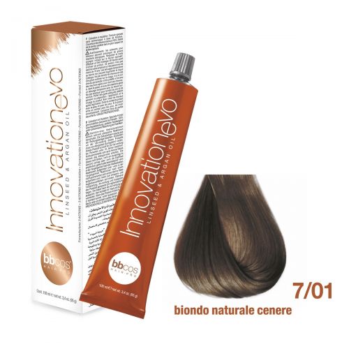 BBCOS- Vopsea de păr Innovation EVO (7/01- Biondo Naturale Cenere)