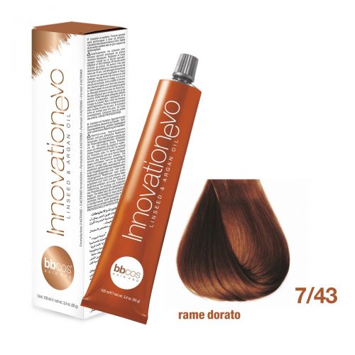 BBCOS- Vopsea de păr Innovation EVO (7/43- Rame Dorato)