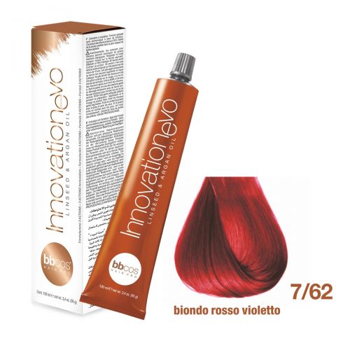 BBCOS- Vopsea de păr Innovation EVO (7/62- Biondo rosso Violetto)