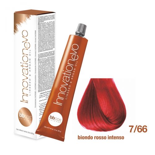 BBCOS- Vopsea de păr Innovation EVO (7/66- Biondo Rosso Intenso)