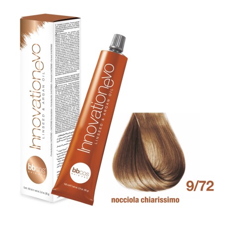 BBCOS- Vopsea de păr Innovation EVO (9/72- Nocciola Chiarissimo)