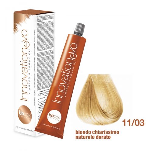 BBCOS- Vopsea de păr Innovation EVO (11/03- Biondo Chiarissimo Naturale Dorato)