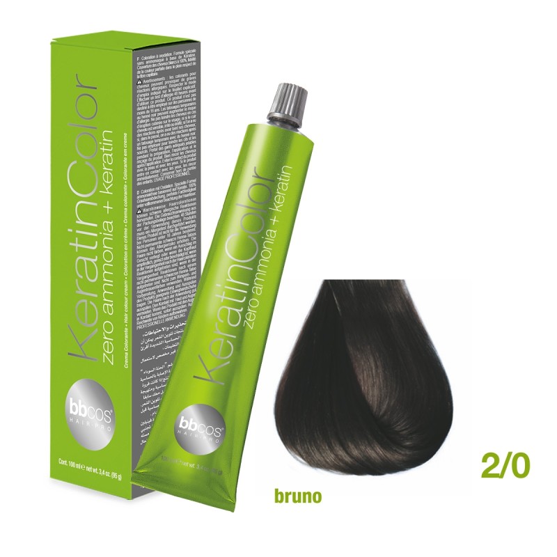 Vopsea de păr Keratin COLOR (2/0- Bruno) Vopsea de păr Keratin COLOR (2/0- Bruno)
