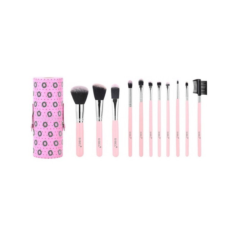 Sibel Pensule cosmetice Pink Flamingo 11buc (10089/P003066)