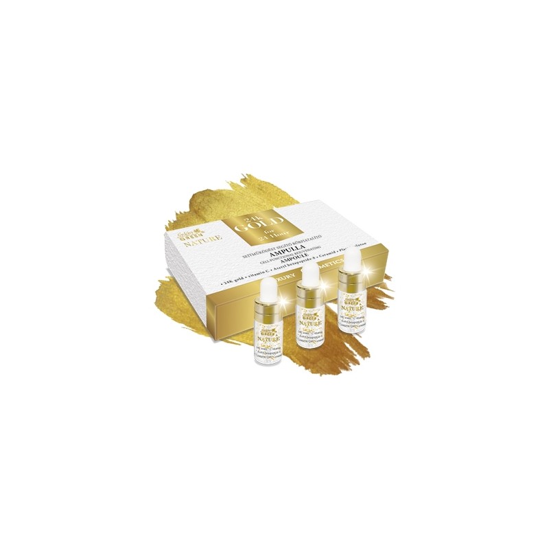 Golden Green Nature 24K Gold - Fiole Rejuvenare (3x3 ml)