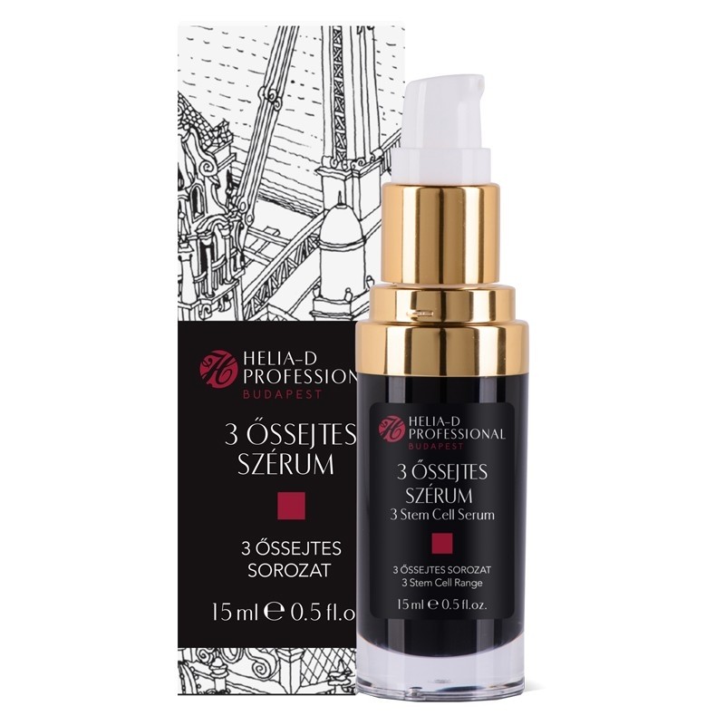 Helia-D Professional 3 Celule Stem - Ser Rejuvenant (15ml)
