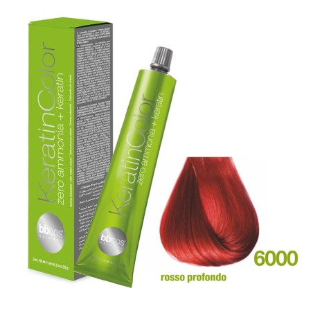 BBCOS - Vopsea de par Mixton Keratin COLOR (6000- Rosso Profondo)