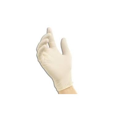 Sibel - Manusi Albe din Latex Pudrate S (100 buc)