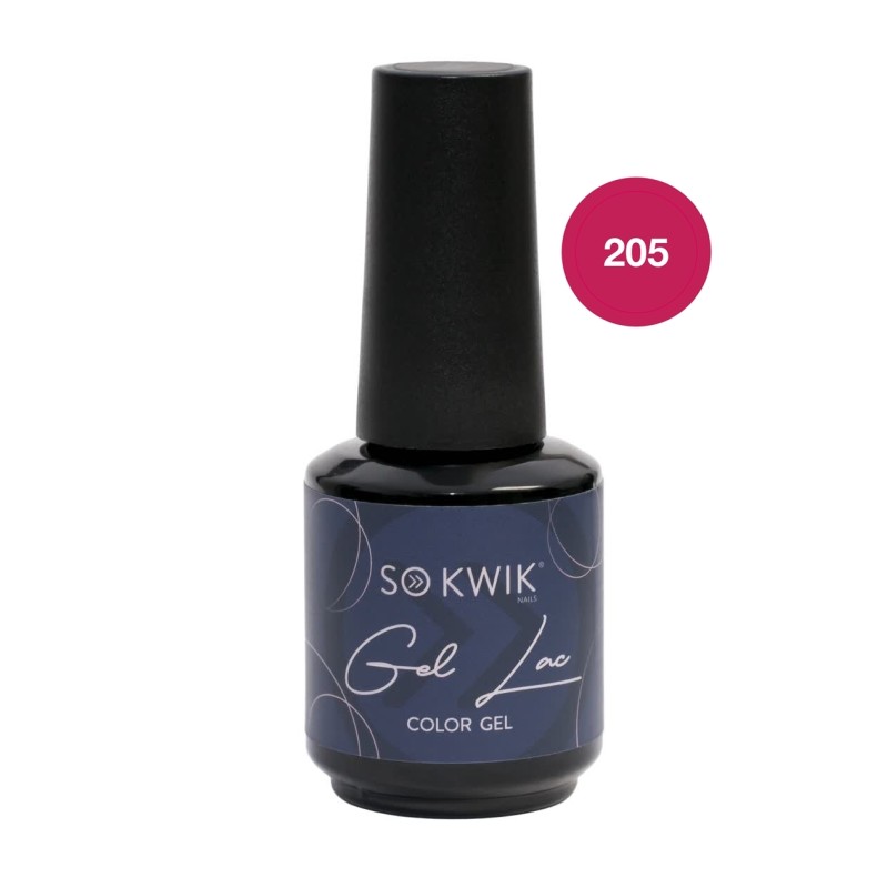 SoKwik - Oja Semipermanenta Pink Collection 205 (15 ml) TPO Free si Hema Free