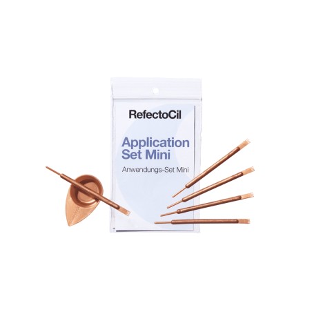 RefectoCil - Mini Set Vas si Aplicator Auriu (1buc)