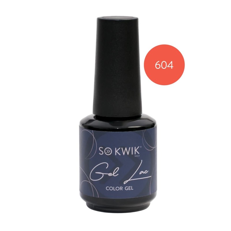SoKwik - Oja Semipermanenta Yellow&Orange Collection 604 (15 ml) TPO Free si Hema Free