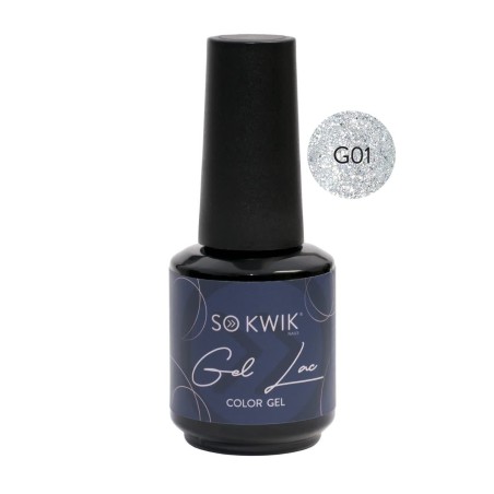Oja Semipermanenta pentru unghii Glitter Collection G01 (15 ml)