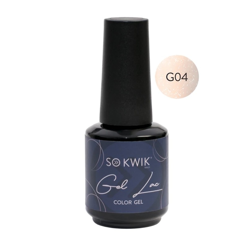 SoKwik - Oja Semipermanenta Glitter Collection G04 (15 ml) TPO Free si Hema Free