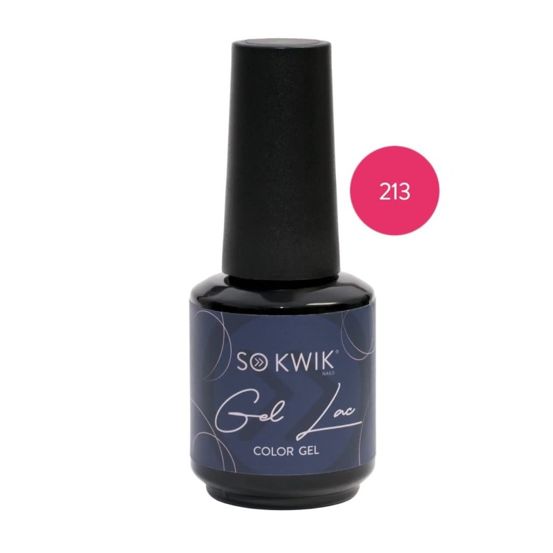 SoKwik - Oja Semipermanenta Pink Collection 213 (15 ml) TPO Free si Hema Free