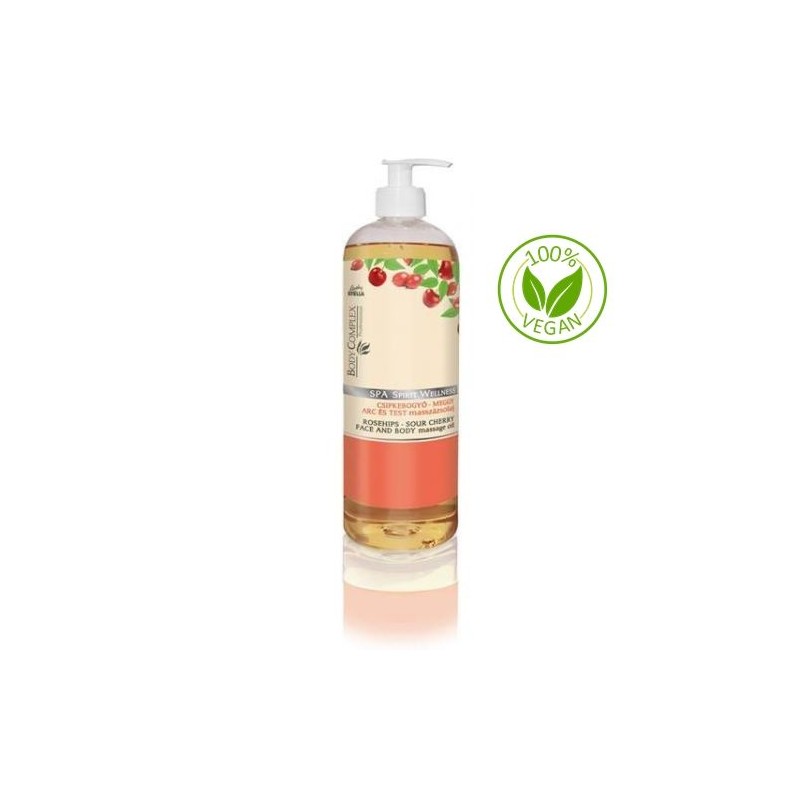 Lady Stella - Body Complex Spa Spirit Wellness – Ulei de masaj antioxidant cu extract de macese si visine (1000ml) Lady Stella - Body Complex Spa Spirit Wellness – Ulei de masaj antioxidant cu extract de macese si visine (1000ml)