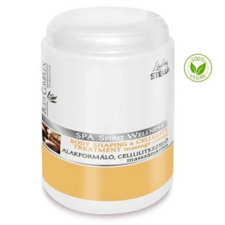 Lady Stella - Spa Spirit Wellness - Crema de Masaj Anticelulitic cu Cofeina (1000ml)