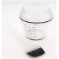 Sibel - Pahar Gradat Transparent 200ml+Pensula (99951-01/P000739)