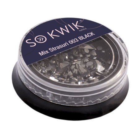 Mix strasuri unghii Black