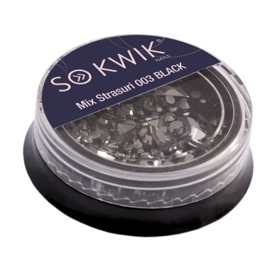 Mix strasuri unghii Black
