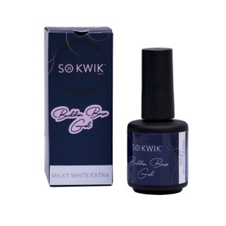 gel de baza rubber builder milky white milkywhite extra sokwik 15ml