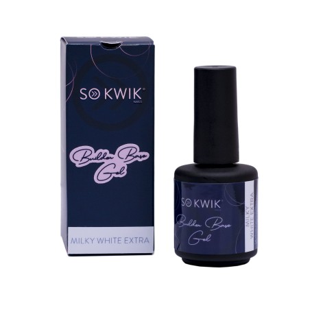 gel de baza rubber builder milky white milkywhite extra sokwik 15ml