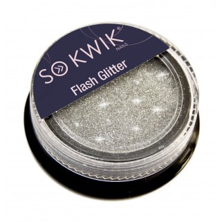 SoKwik - Flash Glitter Silver - Sclipici Reflectorizant Argintiu