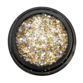 SoKwik - Diva Glitter Flakes Auriu 02 - Sclipici Auriu
