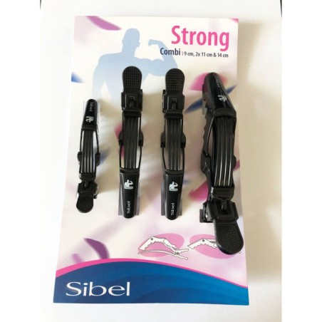 Sibel - Mix Clipsuri Negre 4buc/set (9340952-02/P001095)