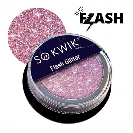 SoKwik - Flash Glitter Silver - Sclipici Reflectorizant Violet