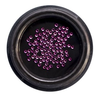 Pietricele roz unghii - Strasuri amethyst