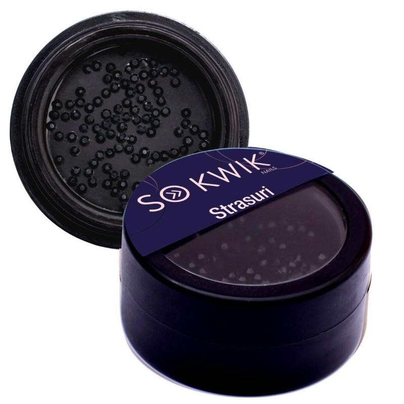 SoKwik - Strasuri SS4 Jet Black Negru SoKwik - Strasuri SS4 Jet Black Negru