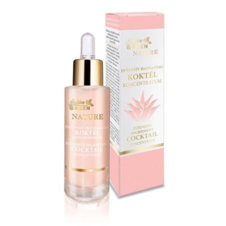 Golden Green - Cocktail Concentrat cu coenzima Q si Hyaluron (30ml)