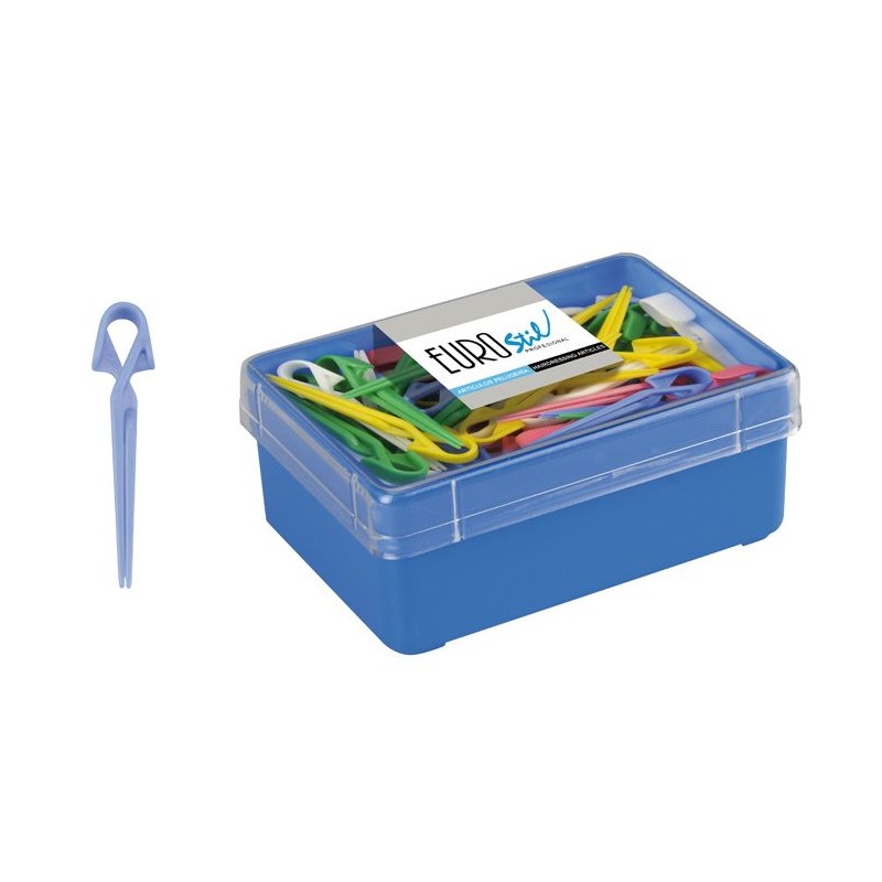 Eurostil - Clips plastic M 60 buc/set