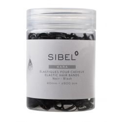Sibel - Elastic negru 20mm 500...