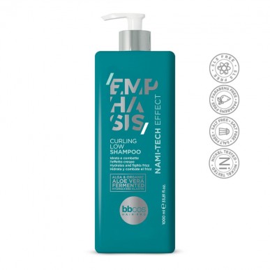 BBCOS - Emphasis NAMI TECH  Sampon pentru Par Cret si Ondulat - Curling Low Shampoo (1000 ml)
