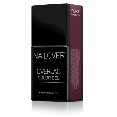 Nailover - Overlac Color Gel - RD37 - Rosu Pshychology (15ml)