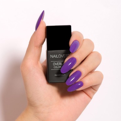 Nailover - Overlac Color Gel - VI33 - Mov Clipart (15ml)