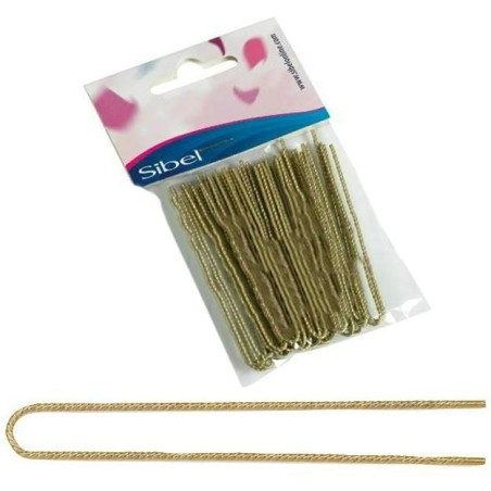 Sibel - Ace de par pentru coafuri texturate - Japan 7cm/40buc - Auriu (4031423)