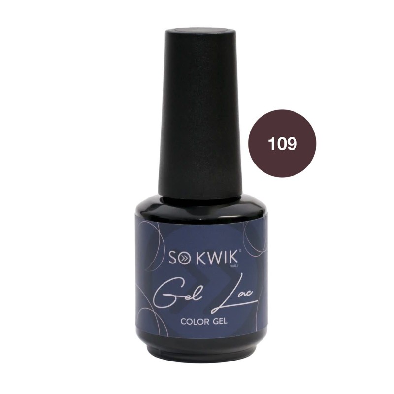 SoKwik - Oja Semipermanenta Black&White Collection Gri Warm 109 (15 ml) TPO Free si Hema Free