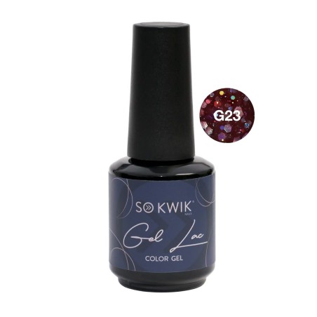 Oja Semipermanenta pentru unghii Glitter Collection G23 (15 ml)
