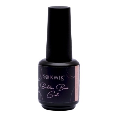 SoKwik - Builder Flexi Base Gel Cover Peach 15ml Gel de Baza Semipermanent