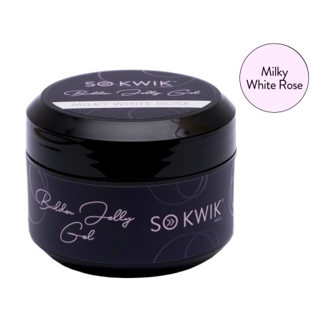 Jelly - Builder Gel Unghii Milky White Rose (50 ml)