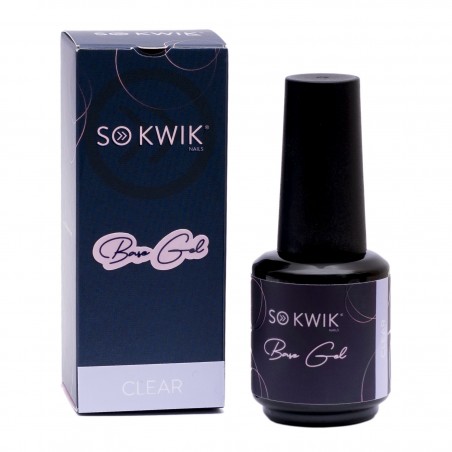 SoKwik Base Gel Renewed - Gel de Baza Transparent Ultra-Aderent (15ml)