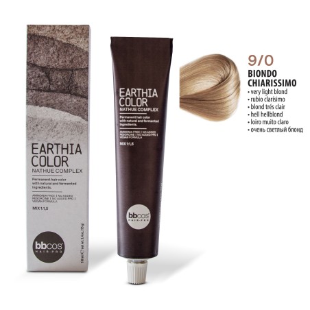 Vopsea de par permanenta Earthia Blond Foarte Deschis