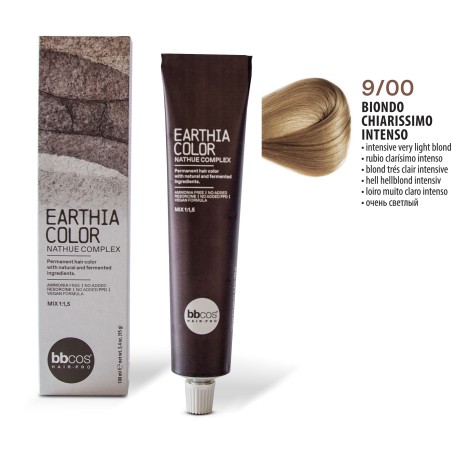 Vopsea de par permanenta Earthia Blond Foarte Deschis Intens